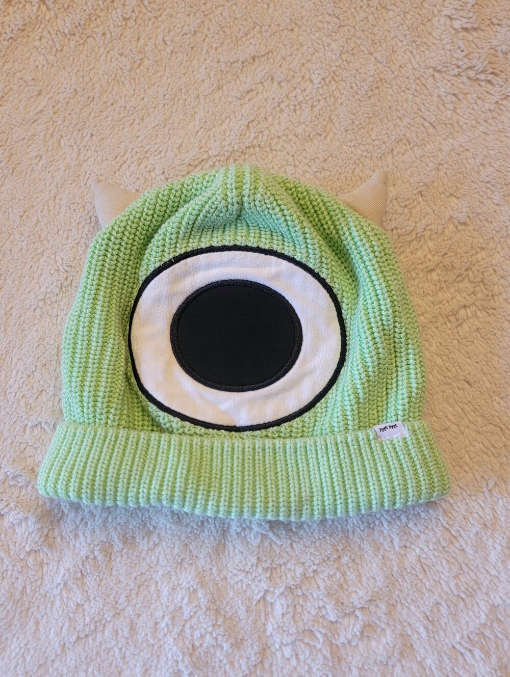 Little Sleepies Disney Pixar Monsters Inc. Mike Wazowski Bamboo Knit Beanie Hat